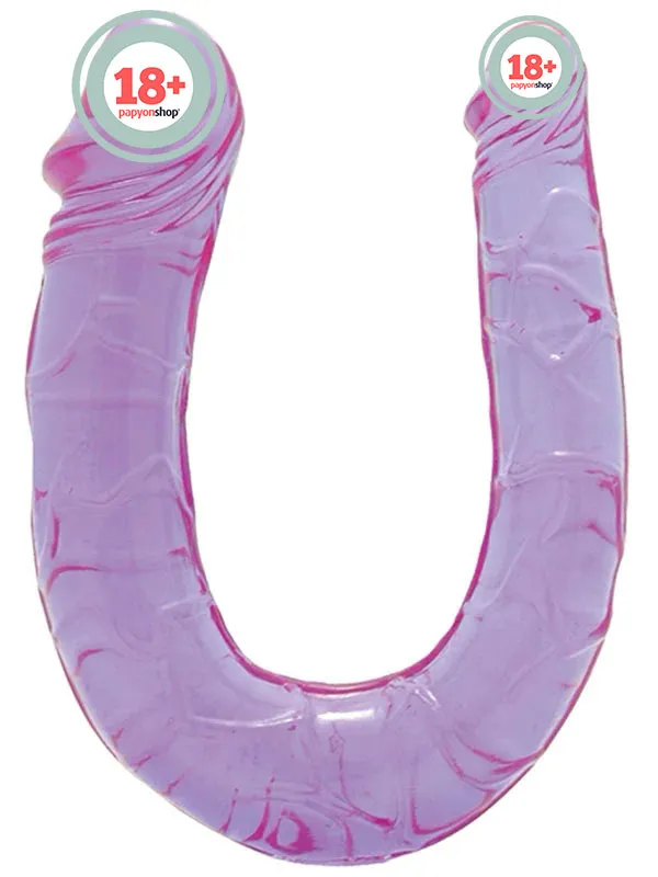Çift Başlı Mini Anal Vajinal Realistik Dildo