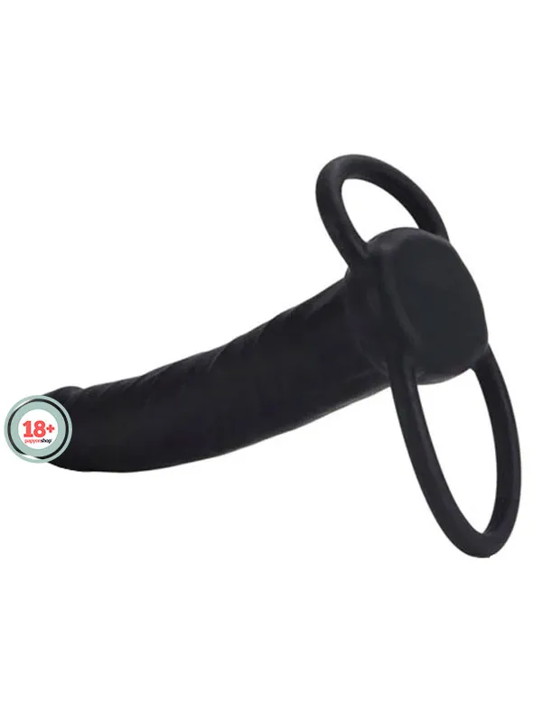 Bağlamalı Dildo Siyah California Excotic Dual Penetrator