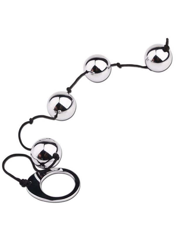 Seven Creations Heavy Metal Anal Beads