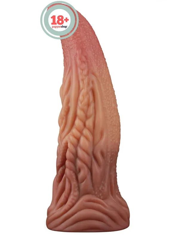 LoveToy Çift Katmanlı Platinyum Silikon Monster Dildo 25 cm