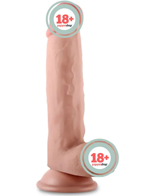 LoveToy Sliding Çift Katmanlı Realistik Dildo 20 cm