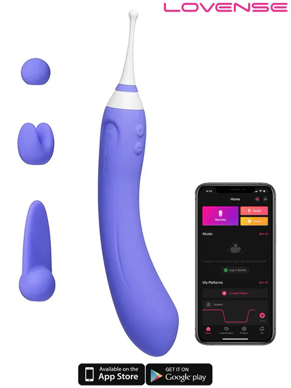 Lovense Hyphy Telefon Kontrollü G Spot Klitoris Vibratör