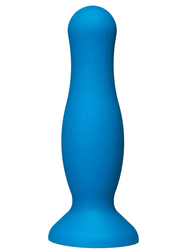 American Pop! Mode 4.5" Silikon Anal Plug 11.5 cm Mavi