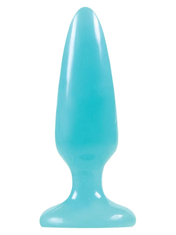 FireFly Pleasure Glows Small Anal Plug 10 cm Mavi