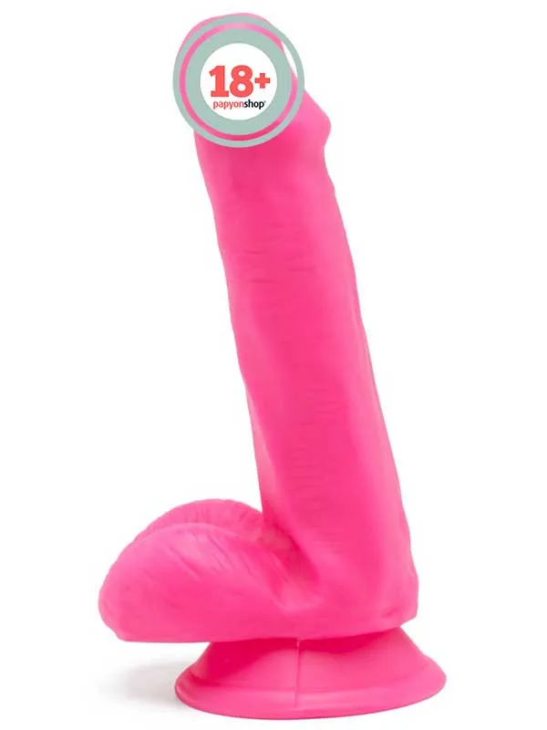 Happy Dicks Dildo 6"Balls Pink
