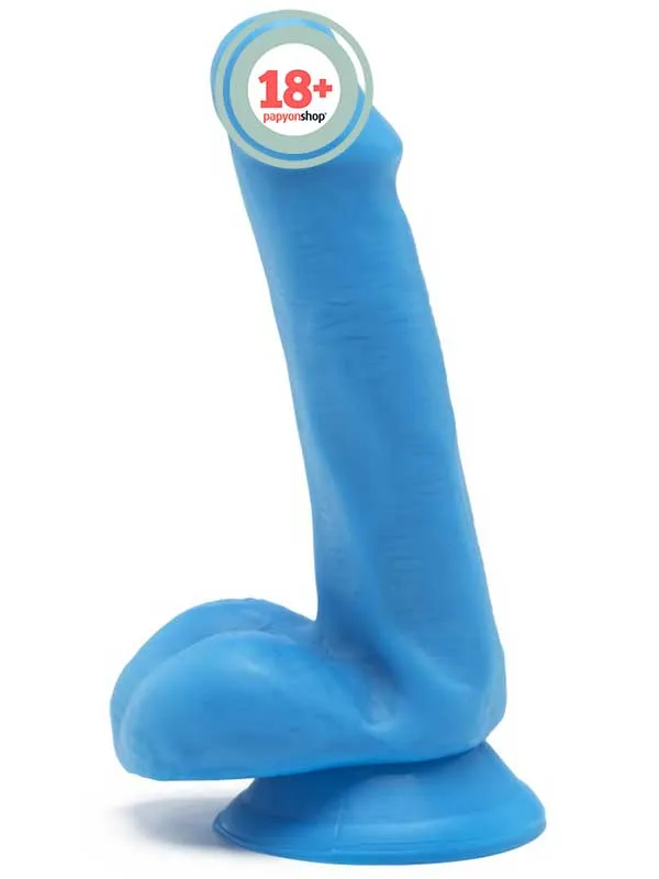 Happy Dicks Dildo 6"Balls Blue