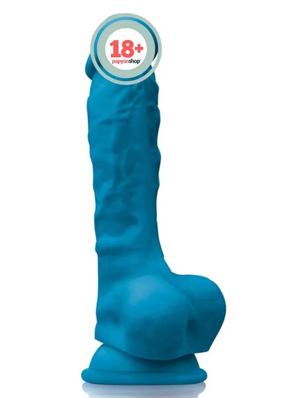NS Novelties Colours Pleasures 7" Realistik Dildo 18 cm Mavi
