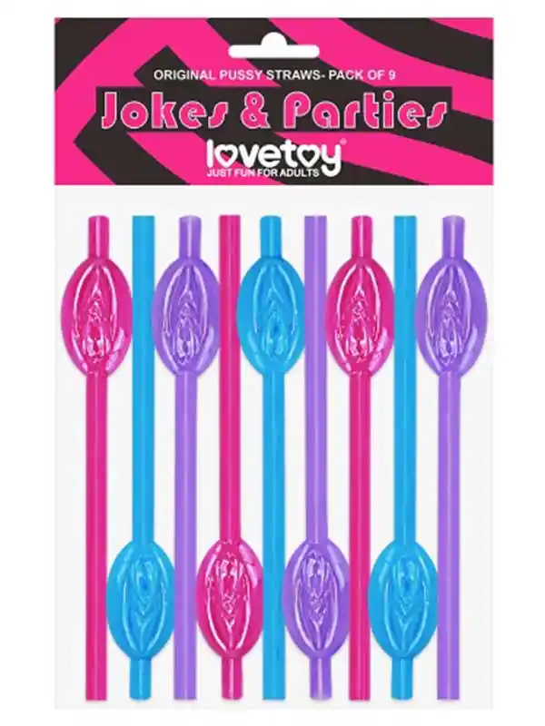 Original Pussy Straws Vajina Pipet 9 Adet