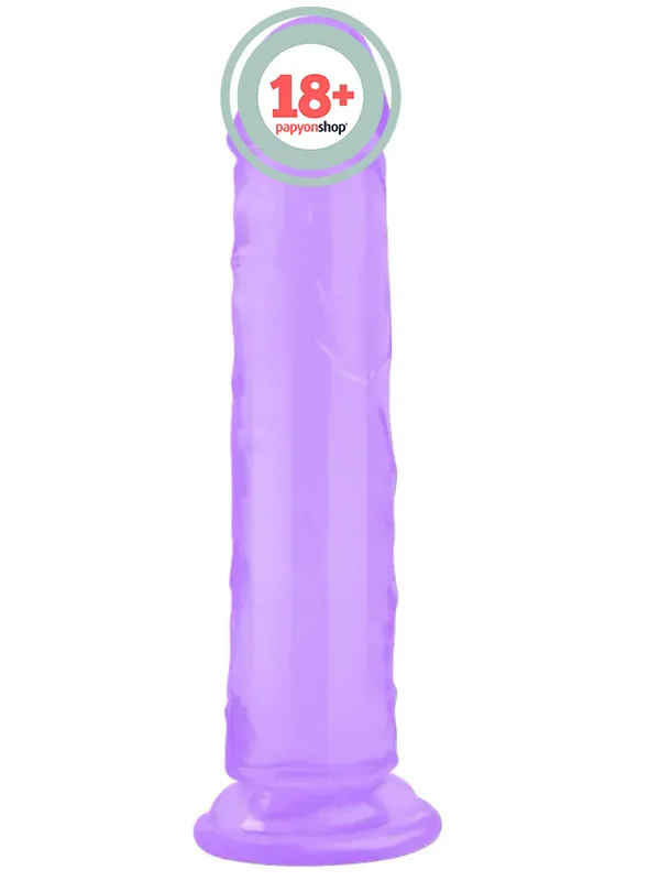 VSCNovelty 8.5" Mr. Rude Gerçekçi Mor Jel Dildo 21.5 cm