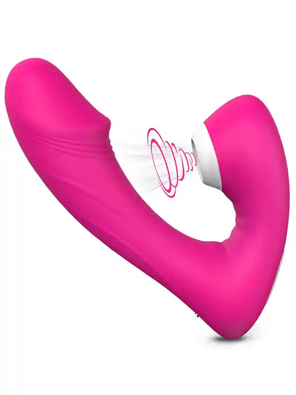 Fierce Titreşimli Şarjlı Klitoral Emme ve G Spot Vibratörü
