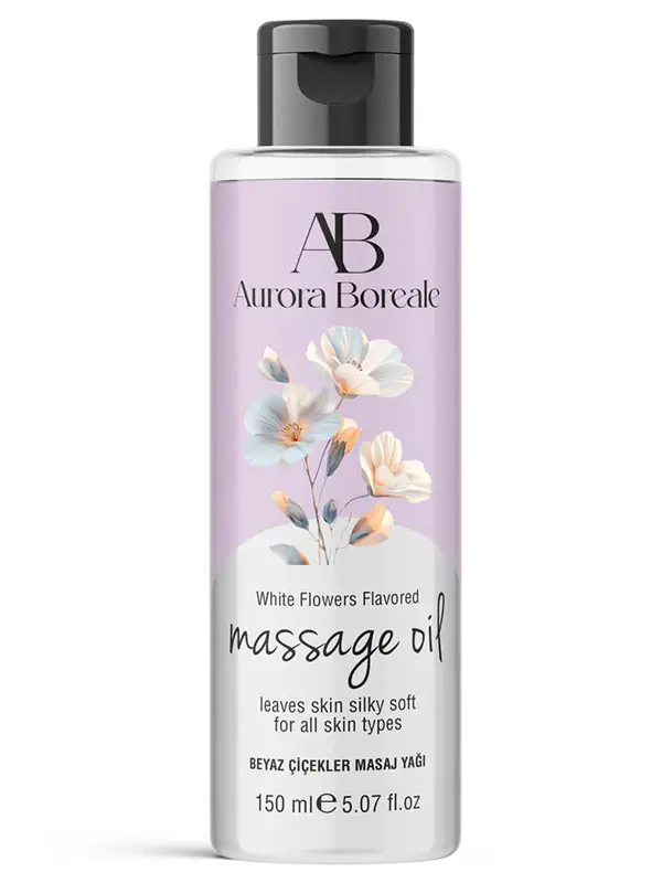 Beyaz Çiçek Aromalı Masaj Yağı 150ml