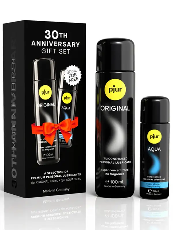 Pjur Gift Set Original Silikon Bazlı 100ml jel + Aqua Su Bazlı 30ml Jel Hediyeli